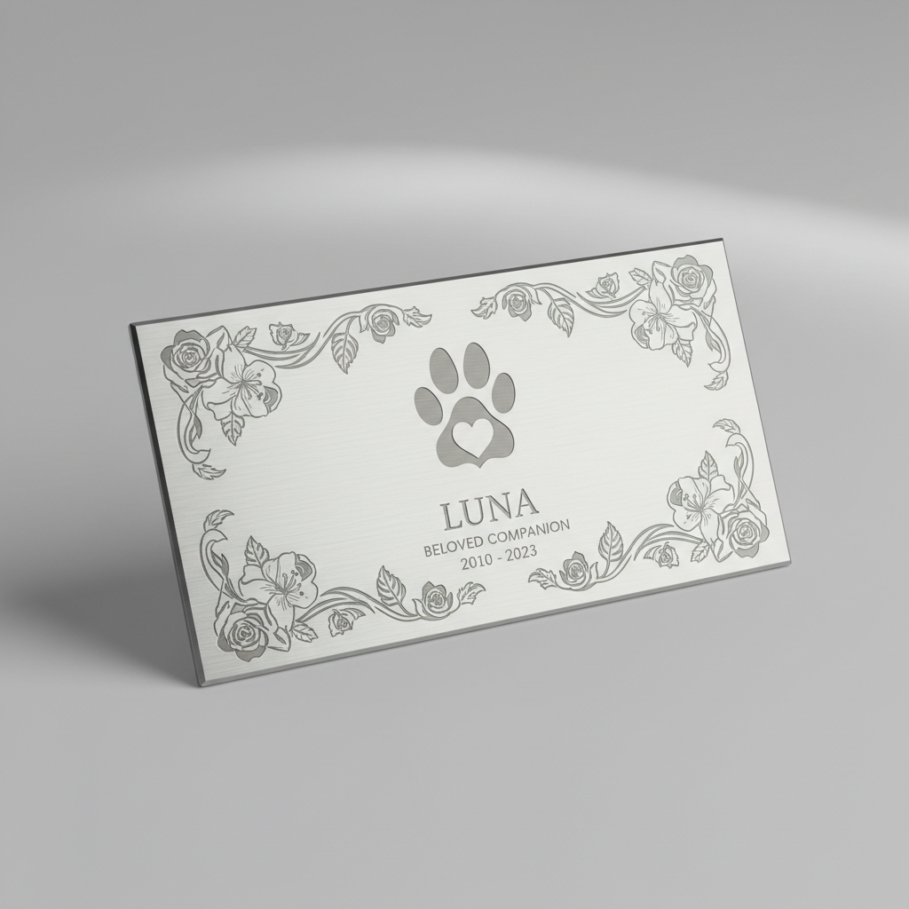Pet Memorial Nameplate